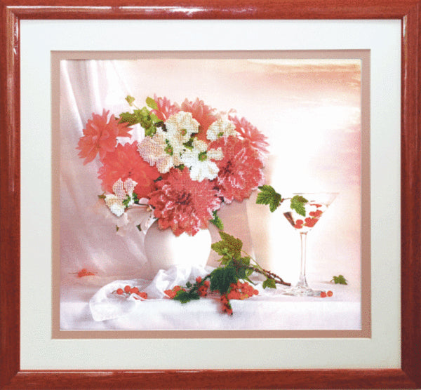 DIY Beadwork kit "Lilac bouquet"