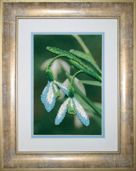 DIY Beadwork kit "First flowers"