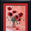 DIY Beadwork kit "Poppy still life"
