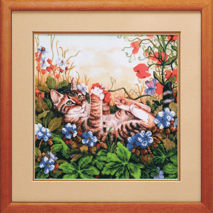 DIY Beadwork kit "Flower clearing"
