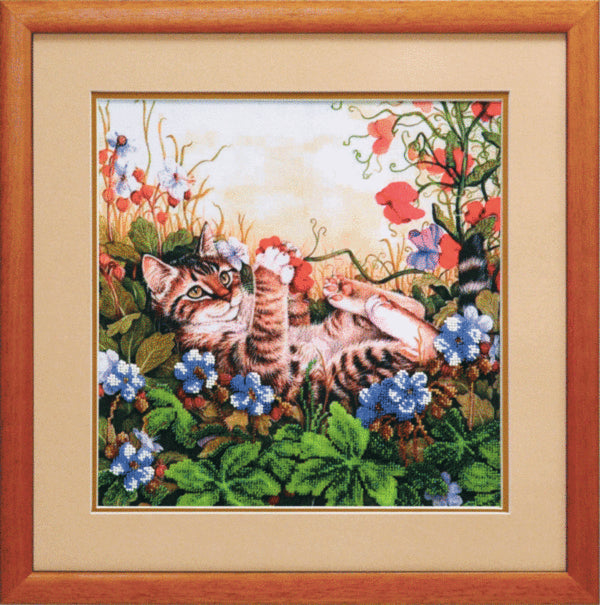 DIY Beadwork kit "Flower clearing"