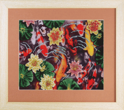 DIY Beadwork kit "Chinese fishes"