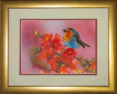 DIY Beadwork kit "Elegant bird"