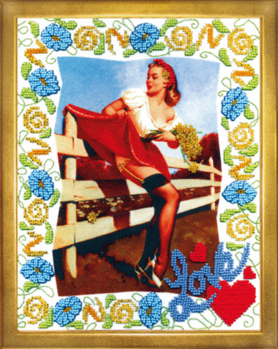 DIY Beadwork kit "Retro-style"