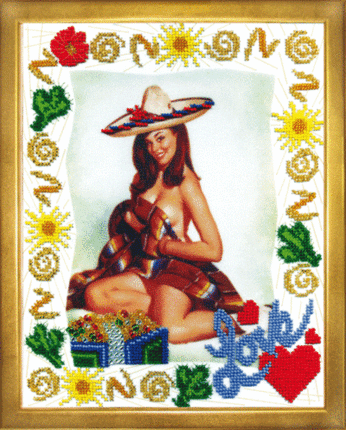 DIY Beadwork kit "Retro-style"