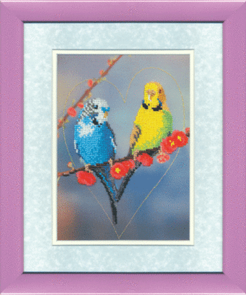 DIY Beadwork kit "Parrots"