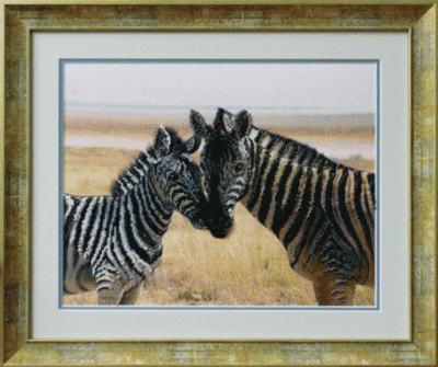 DIY Beadwork kit "Zebras"