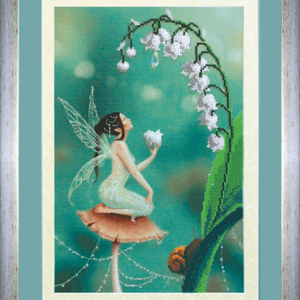 DIY Beadwork kit "Fairy of lilies of the valley"