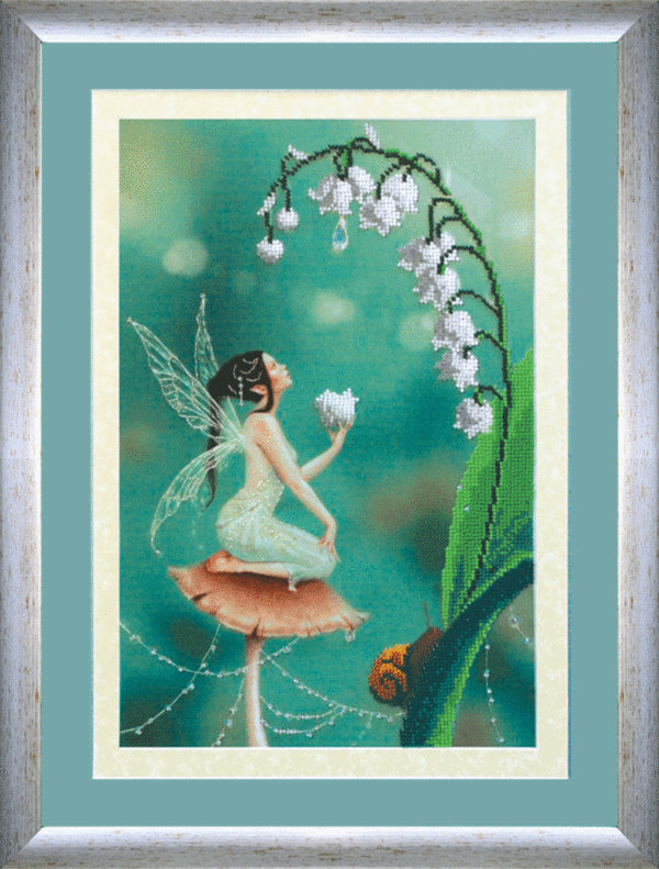 DIY Beadwork kit "Fairy of lilies of the valley"
