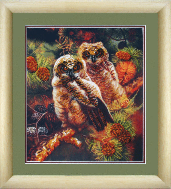 DIY Beadwork kit "Night forest guards"