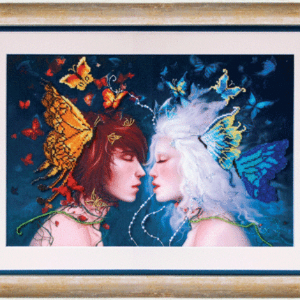 DIY Beadwork kit "Kiss"