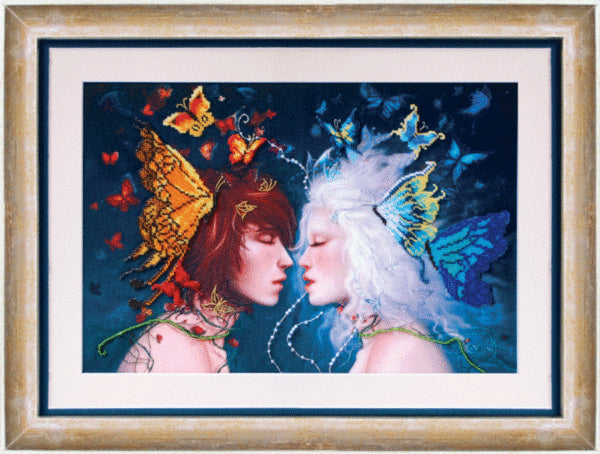 DIY Beadwork kit "Kiss"