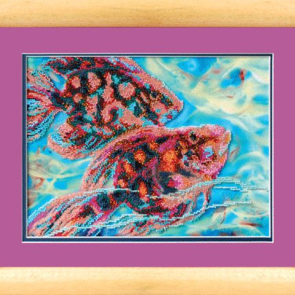 DIY Beadwork kit "Fishes"