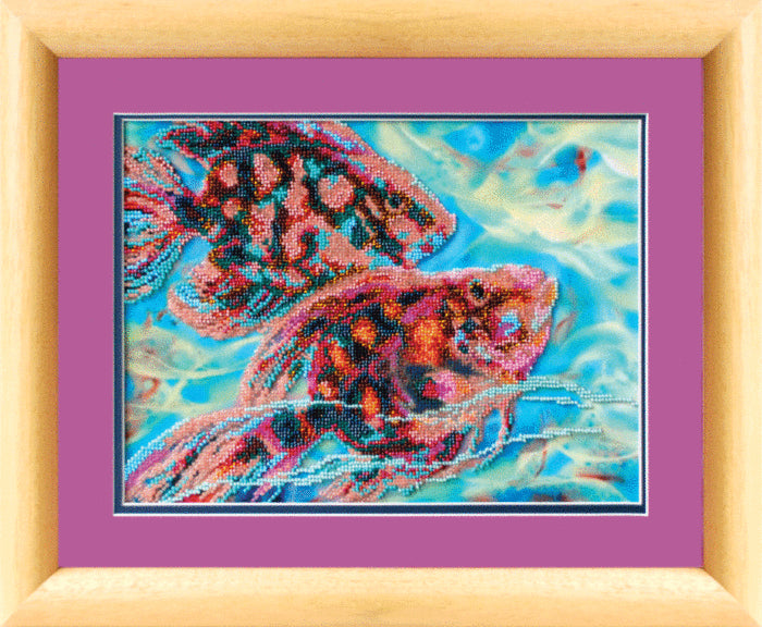 DIY Beadwork kit "Fishes"
