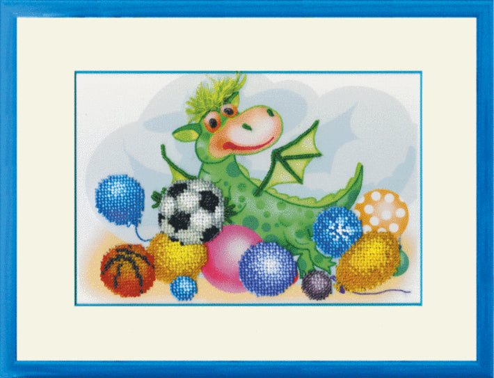 DIY Beadwork kit "Dragon-sportsman"