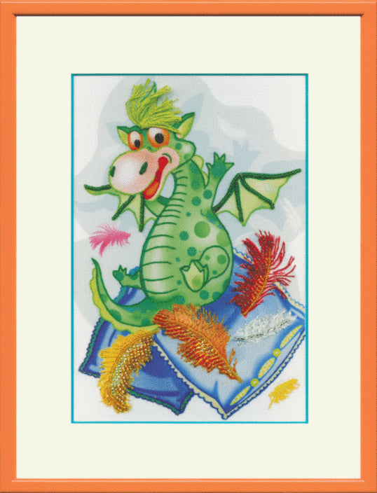 DIY Beadwork kit "Dragon-hooligan"