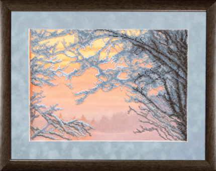 DIY Beadwork kit "Winter rest"