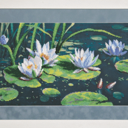 DIY Beadwork kit "Water lilies"