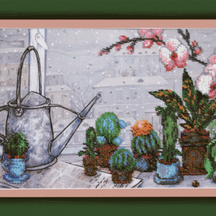 DIY Beadwork kit "Cactus"