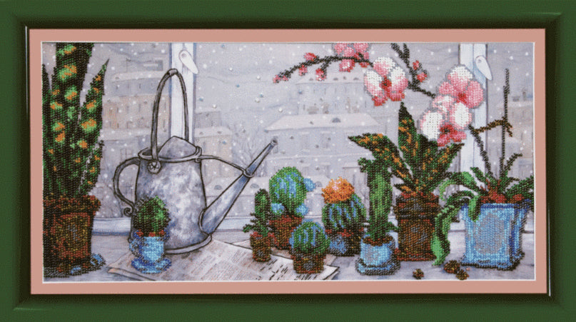 DIY Beadwork kit "Cactus"