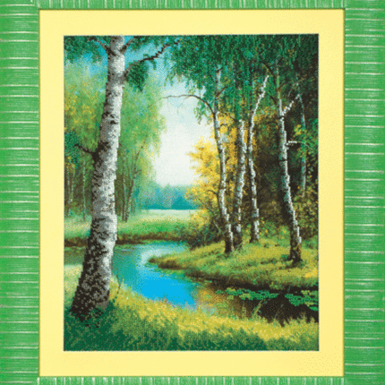DIY Beadwork kit "Cool stream"