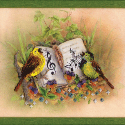 DIY Beadwork kit "Birds-singers"