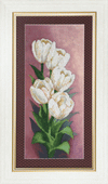 DIY Beadwork kit "Snowy tulips"
