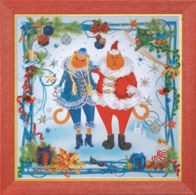 DIY Beadwork kit "New Year’s spark"