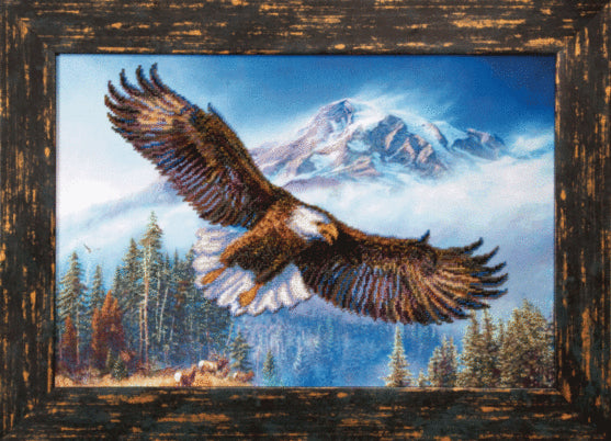 DIY Beadwork kit "Eagle at the mountain"