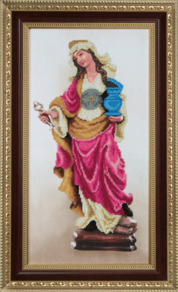 DIY Beadwork kit "Saint Alexandrine Apollonia – patroness of dentists"