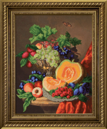 DIY Beadwork kit "Still life with pumpkin"