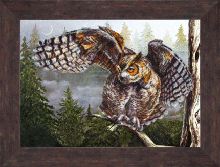 DIY Beadwork kit "Wise bird"