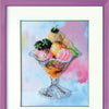 DIY Beadwork kit "Ice-cream with blackberry"