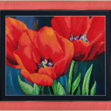 DIY Beadwork kit "Evening tulips"