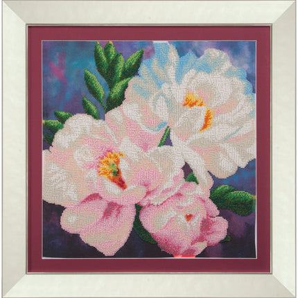 DIY Beadwork kit "Dendroid peony"