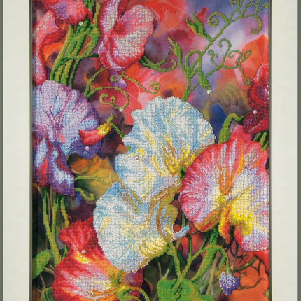 DIY Beadwork kit "Sweet peas"