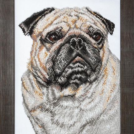 DIY Beadwork kit "Pug-dog"