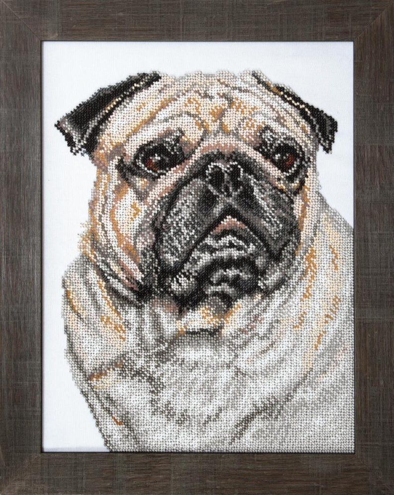 DIY Beadwork kit "Pug-dog"