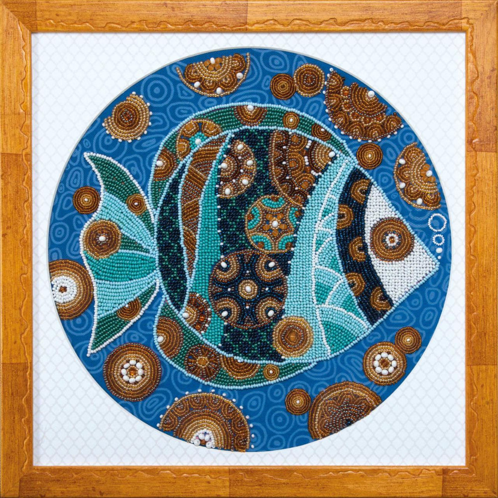 DIY Beadwork kit "Colorful fish"