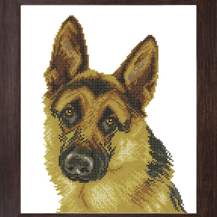 DIY Beadwork kit "German shepherd dog"