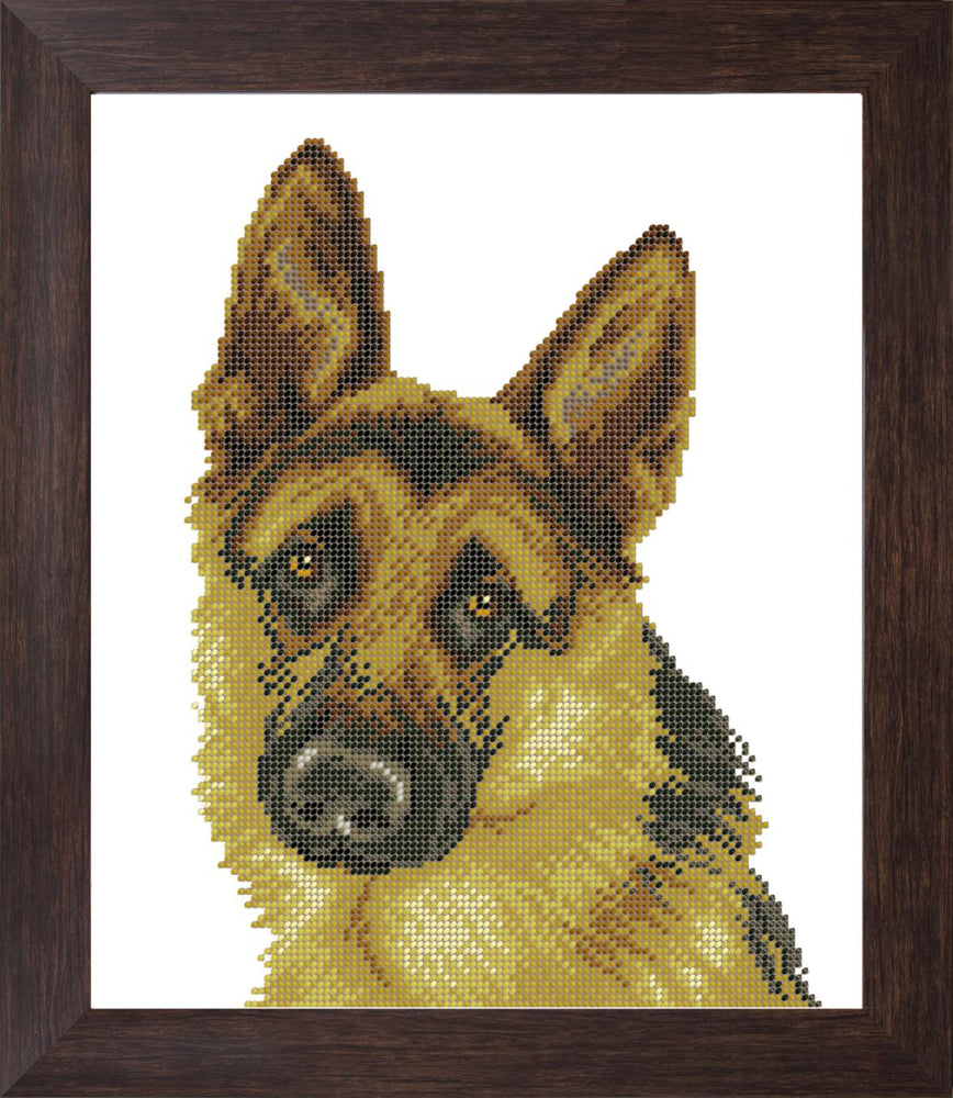 DIY Beadwork kit "German shepherd dog"