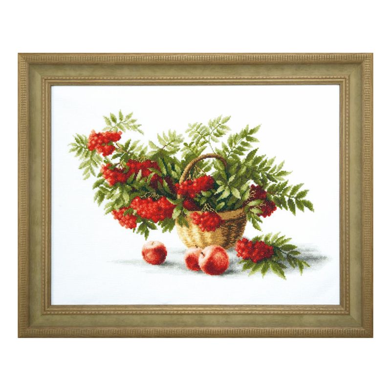 DIY Counted Cross Stitch Kit "Bushy rowan-tree"