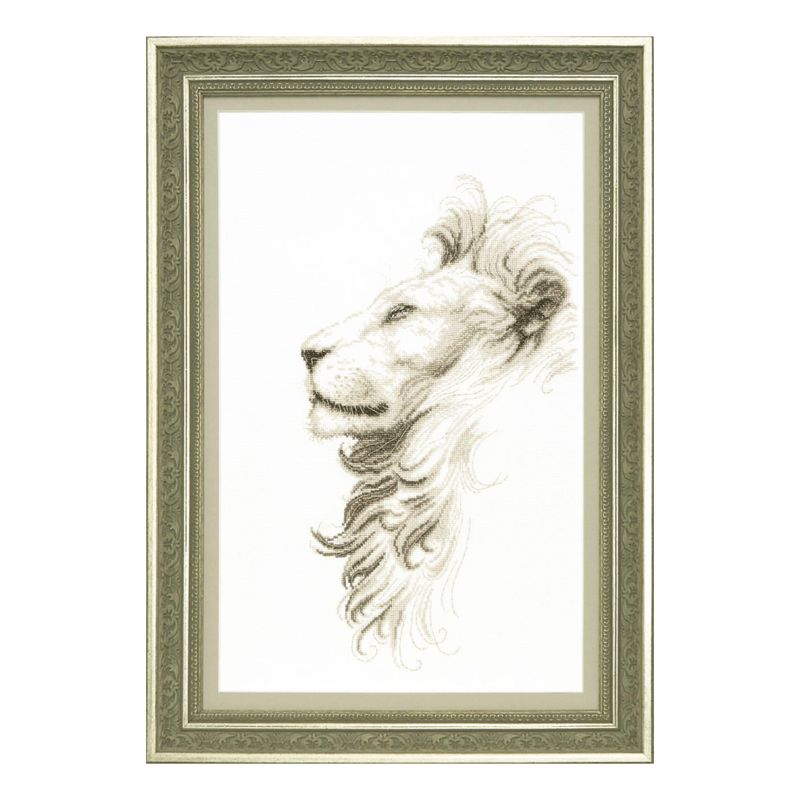 DIY Counted Cross Stitch Kit "Lion"