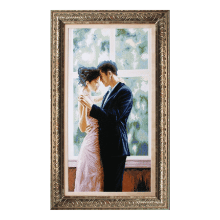 DIY Counted Cross Stitch Kit "Meeting"