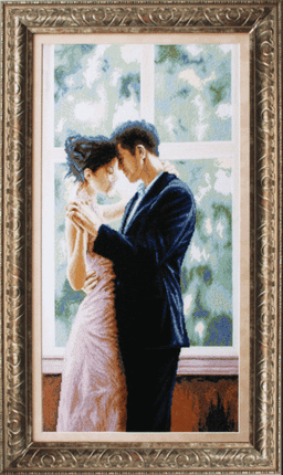 DIY Counted Cross Stitch Kit "Meeting"