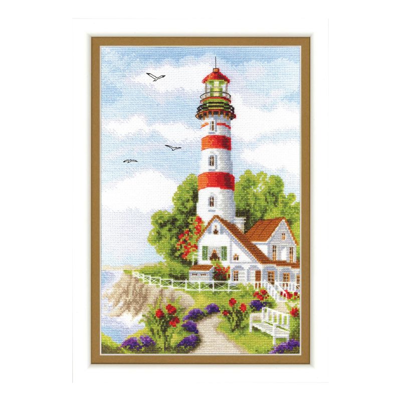 DIY Counted Cross Stitch Kit "At the native coast"