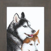 DIY Counted Cross Stitch Kit "Husky"
