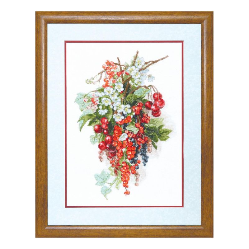 DIY Counted Cross Stitch Kit "Sweet berry"