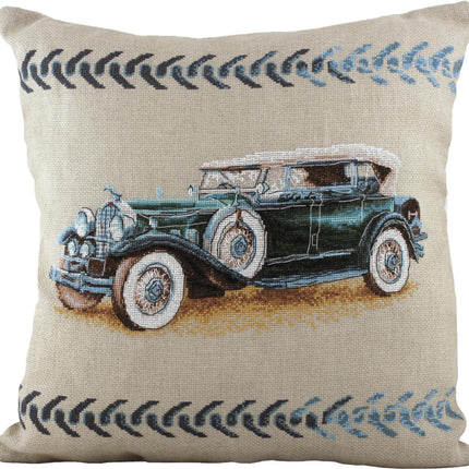 DIY Counted Cross Stitch Pillow Kit "Packard"