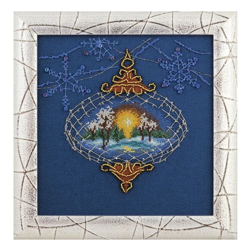 DIY Counted Cross Stitch Kit "Christmas light"